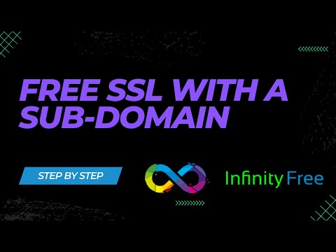 How to install an ssl certificate in Infinityfree hosting with a sub-domain | Wordpress tutorial