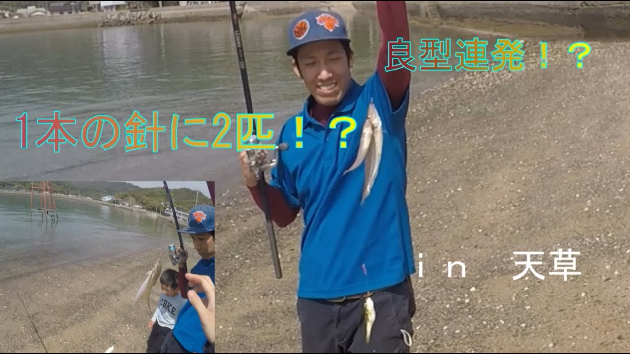 神回】天草キス釣り 海水浴場で釣りをしていたら奇跡が重なった 