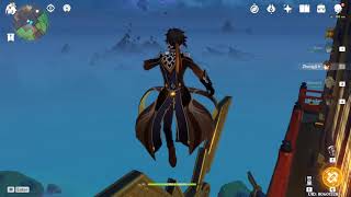 How to get Electroculus on the top of Shogun castle with Zhongli