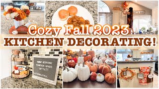 🍂NEW! COZY FALL KITCHEN DECORATING IDEAS \/\/ FALL CLEAN AND DECORATE WITH ME \/\/ FALL DECOR 2023