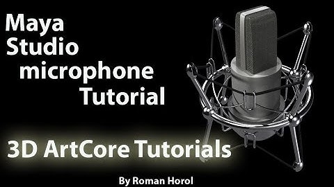 Maya Modeling Tutorial- Modeling Studio Microphone part-5