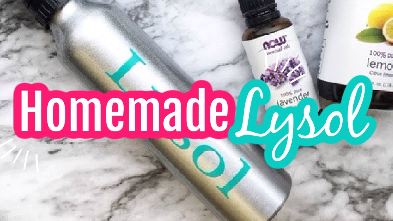 Homemade Lysol Disinfectant Spray YouTube