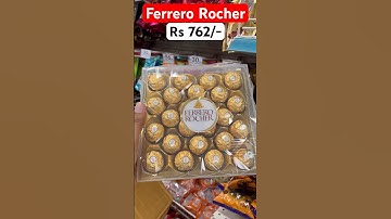 Ferrero Rocher Chocolate in Dmart #ferrero #rocher #chocolate #dmart #trending #shorts