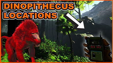 NEW Ark Dinopithecus Location | Where to find Dinopithecus!