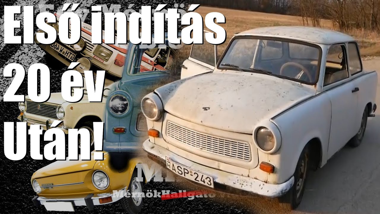 20 évet állt egy pajta mellett..... - Trabant 601 újraélesztés!