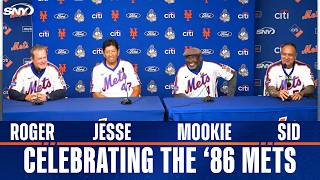 Mookie Wilson, Roger McDowell, Jesse Orosco & Sid Fernandez on the Mets 1986 championship season