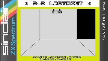 3D Labyrinth - ZX Spectrum [Longplay]