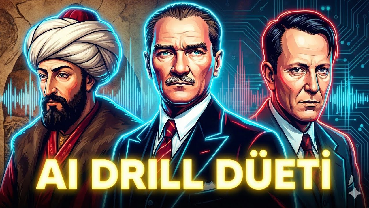​ATATÜRK & FATİH SULTAN MEHMET & ATSIZ - DAVETİYE (Yapay Zeka Drill Şarkısı) 🔊🇹🇷