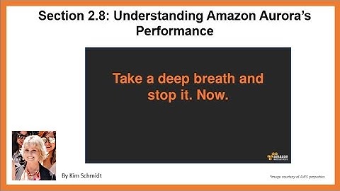Amazon Aurora Deep Dive 2.8: Performance