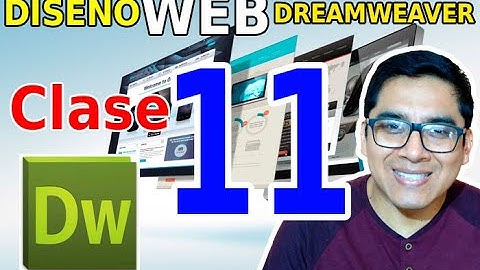 Curso completo DREAMWEAVER clase 11 - Página Web