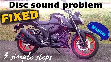 Apache RTR160 4v rear Disc Noise FIXED | Reasons and Solutions of disc sound in TAMIL
