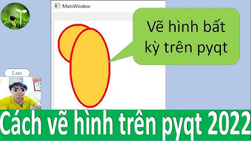 B69: Cách vẽ tên pyqt 2022 "Hương vị python"
