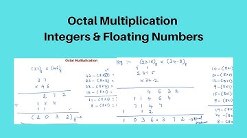 1.12 Octal Multiplication | Integers & Floating Numbers | Digital Logic Design | Arithmetic | తెలుగు