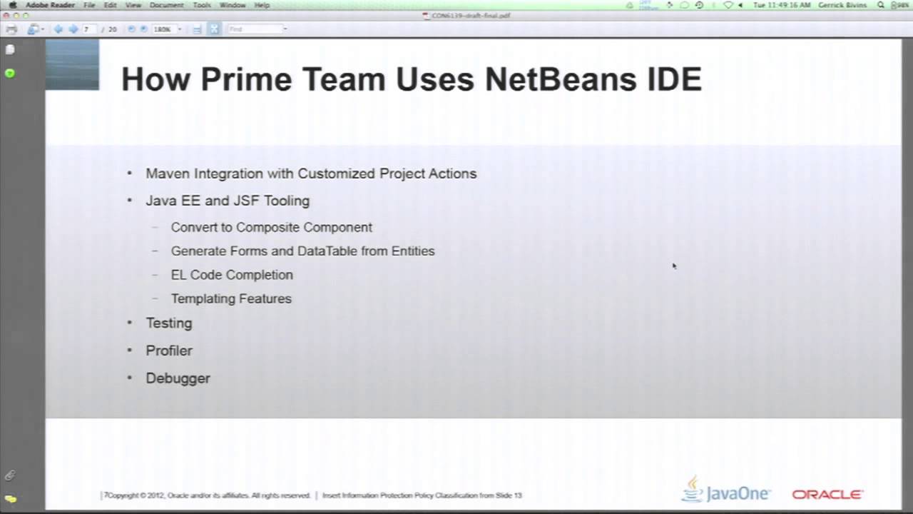 Lessons Learned in Building Enterprise and Desktop Applications with the NetBeans IDE