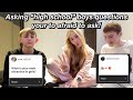 asking  boys what you are too afraid to ask *brutal*