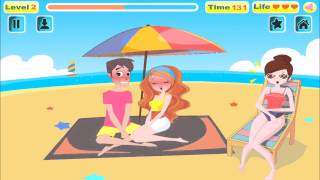 Summer Beach Kissing-The Art of Kissing&Hearts Kissing Game screenshot 1