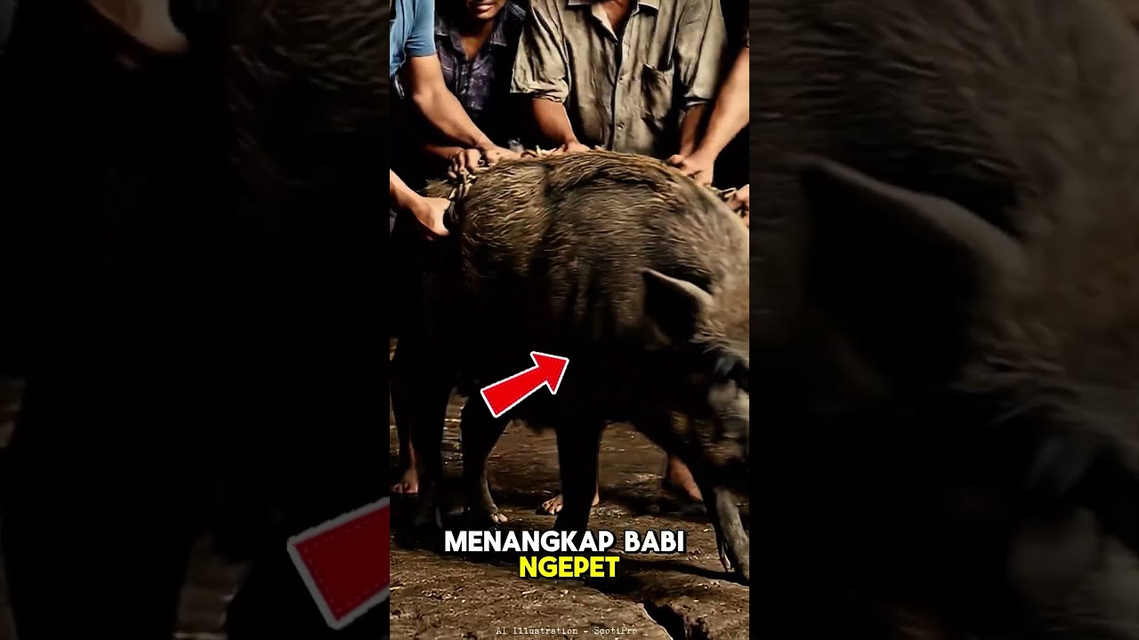 babi ngepet tertangkap di dalam gua ‼️