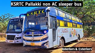 BRAND NEW KSRTC PALLAKKI NON AC SLEEPER ASHOK LEYLAND BUS INTERIORS & EXTERIORS