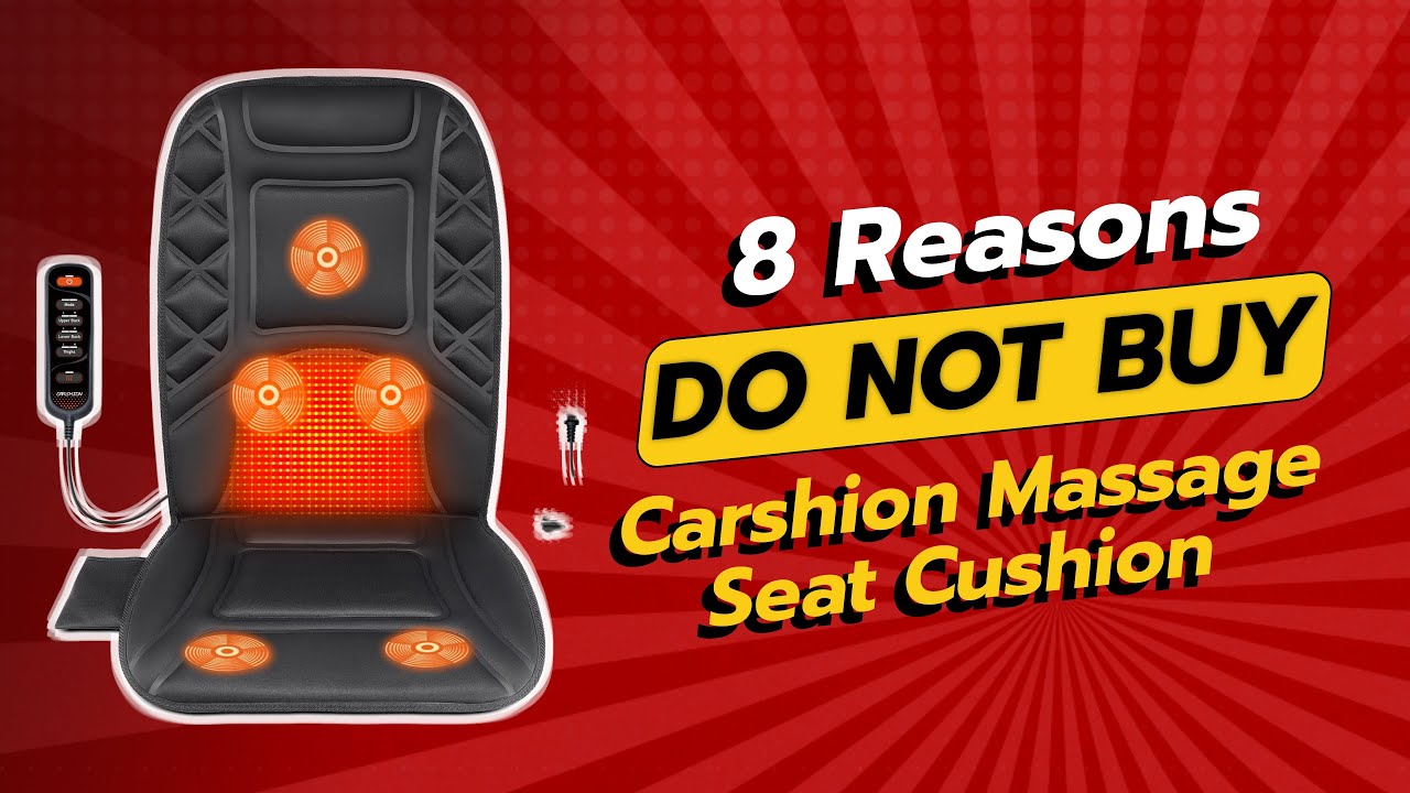 CARSHION Massage Seat Cushion | 8 Reasons NOT to Buy! 😱🛑