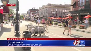 ‘Al fresco’ dining has started on Federal Hill