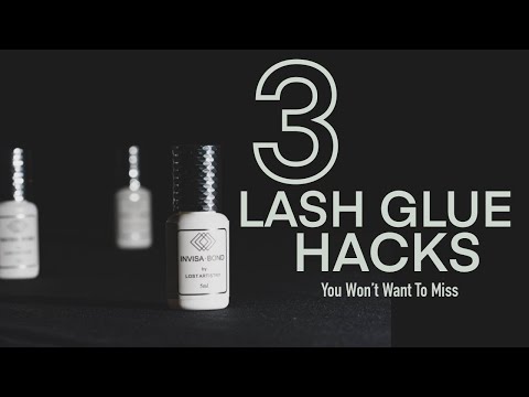Como prolongar a vida de Lash Glue | 3 pontas com Kaitlyn