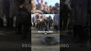 REGULAR TRAINING VS BATTLEFIELD COMBAT TRAINING