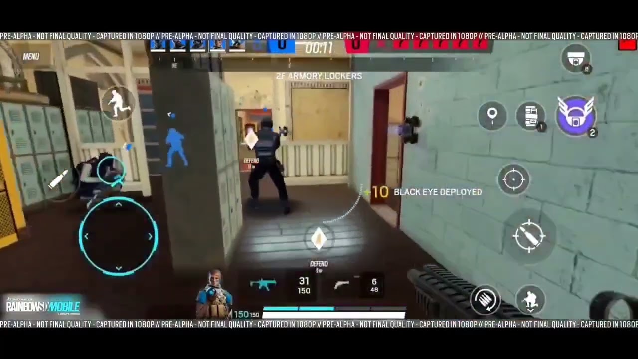 Primeiro teste Alpha de R6 mobile 