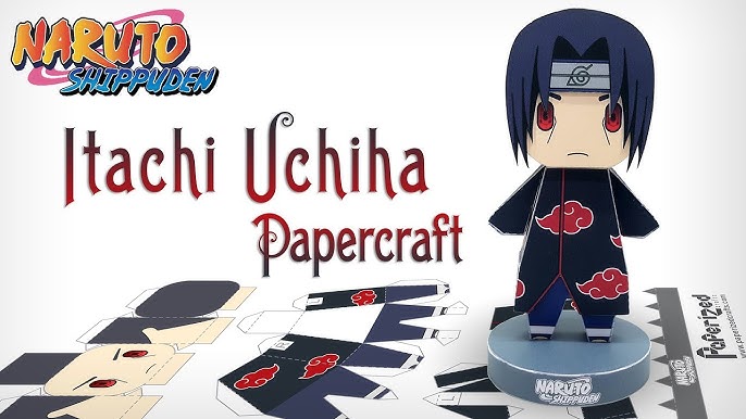 Como fazer o SASUKE CLÁSSICO de Naruto - DIY Papercraft 