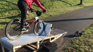 Testing selfmade bmx start gate , start gate pro  voice box .