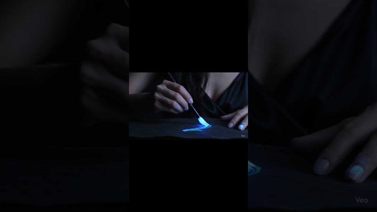 Glowing Calligraphy Magic | Hypnotic ASMR Art
