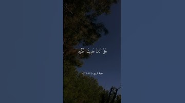 سورة البروج بصوت الشيخ: ماهر المعيقلي✨