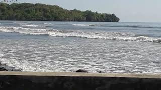 Silangan indah ombak pantai pulau  mobon