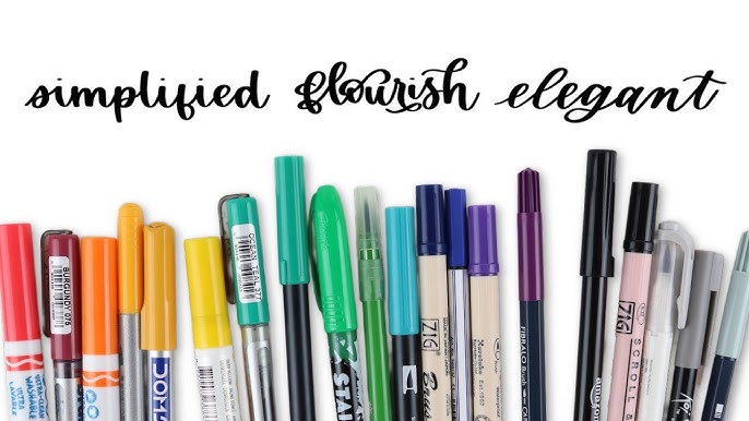 It's Here! Over 32 Brush Calligraphy Pens in a Mammoth Review - Lyssy  Creates