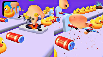 Crushy Fingers - All Levels Mobile Gameplay NEW Relaxing and Satisfying ASMR Alltrailer Video QYTR02