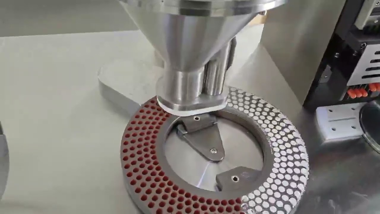 Double head semi automatic capsule filling machine with polish sorting machine