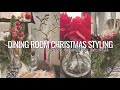 Elegant Christmas Dining Room Decor 2025 | Classic, Light &amp; Inviting Holiday Styling