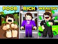 POOR to RICH to FILTHY RICH in Roblox Brookhaven!