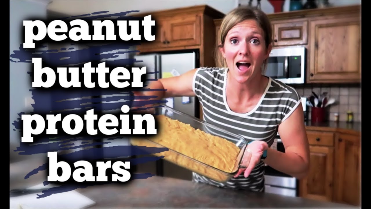 Homemade Protein Peanut Butter Bars - YouTube