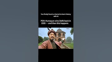 POV: Humayun wins Delhi back in 1555… and then this happens #shortsfeed #youtubeshorts