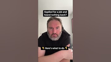 Applied for a job but not heard back?