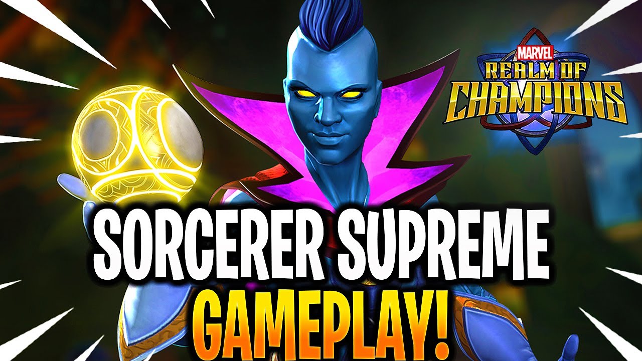 *NEW* SORCERER SUPREME GAMEPLAY! - Marvel Realm Of Champions