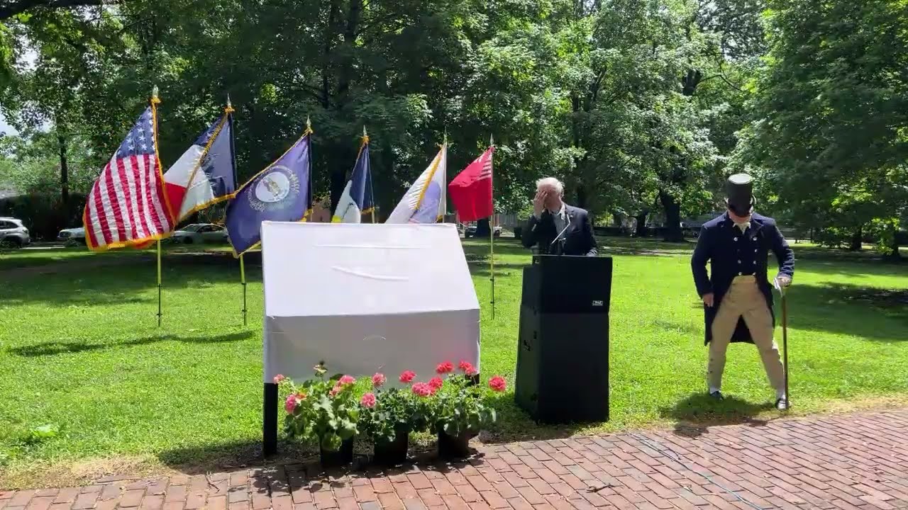 Lafayette Marker Unveiling— May, 16 2025