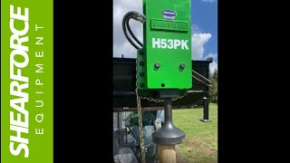 Shearforce Post King Post Driver For Skid Steers Installs Fences Fast