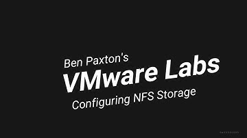 Adding NFS Storage to an ESXi Host