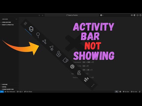 Activity Bar Not Showing In VS Code Problem Solved.. #vscode#coding#programming#solutions#education