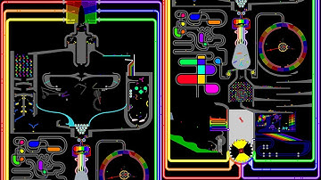 Oddly Satisfying #18 - The Rainbow Marble Race in Algodoo