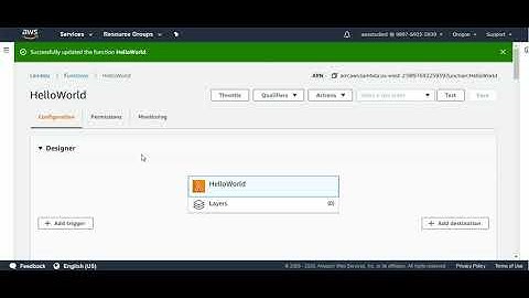 A Simple Hello World of AWS Lambda using Node.js