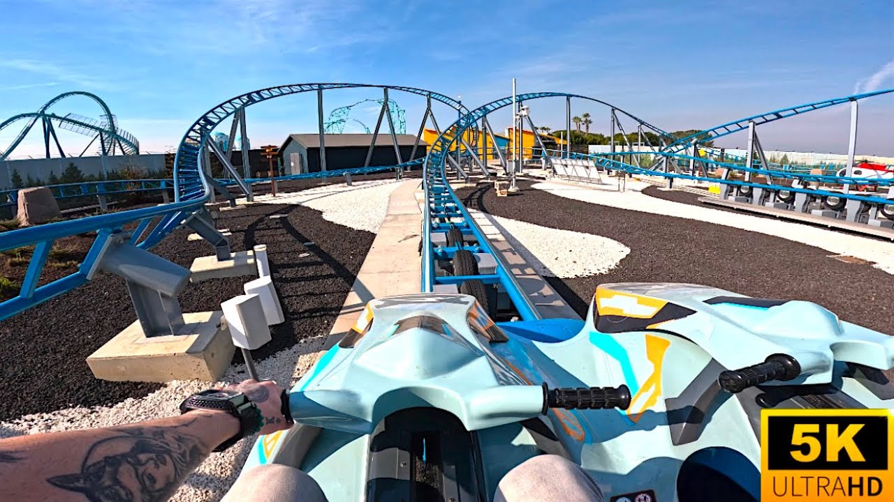Arctic Rescue POV 5K Family Launch Coaster SeaWorld San Diego, CA