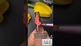 Como Hacer Unas Flores Acrílicas En Relieve