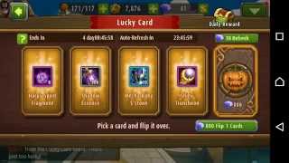 Magic Rush -New Event - HALLOWEEN Candy Event - LUCKY CARD